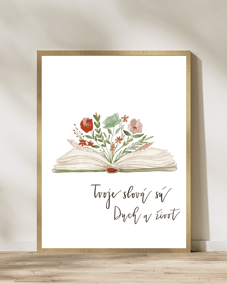 TVOJE SLOVÁ – art print | By Heart Project