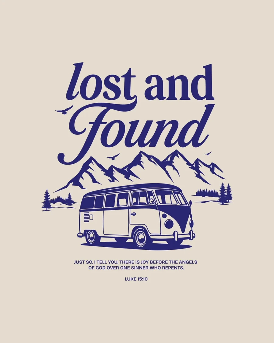 LOST AND FOUND | unisex tričko – prírodná, medium fit
