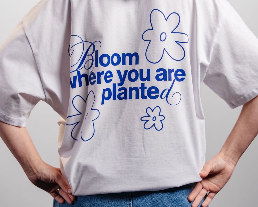 BLOOM WHERE YOU ARE PLANTED | unisex tričko