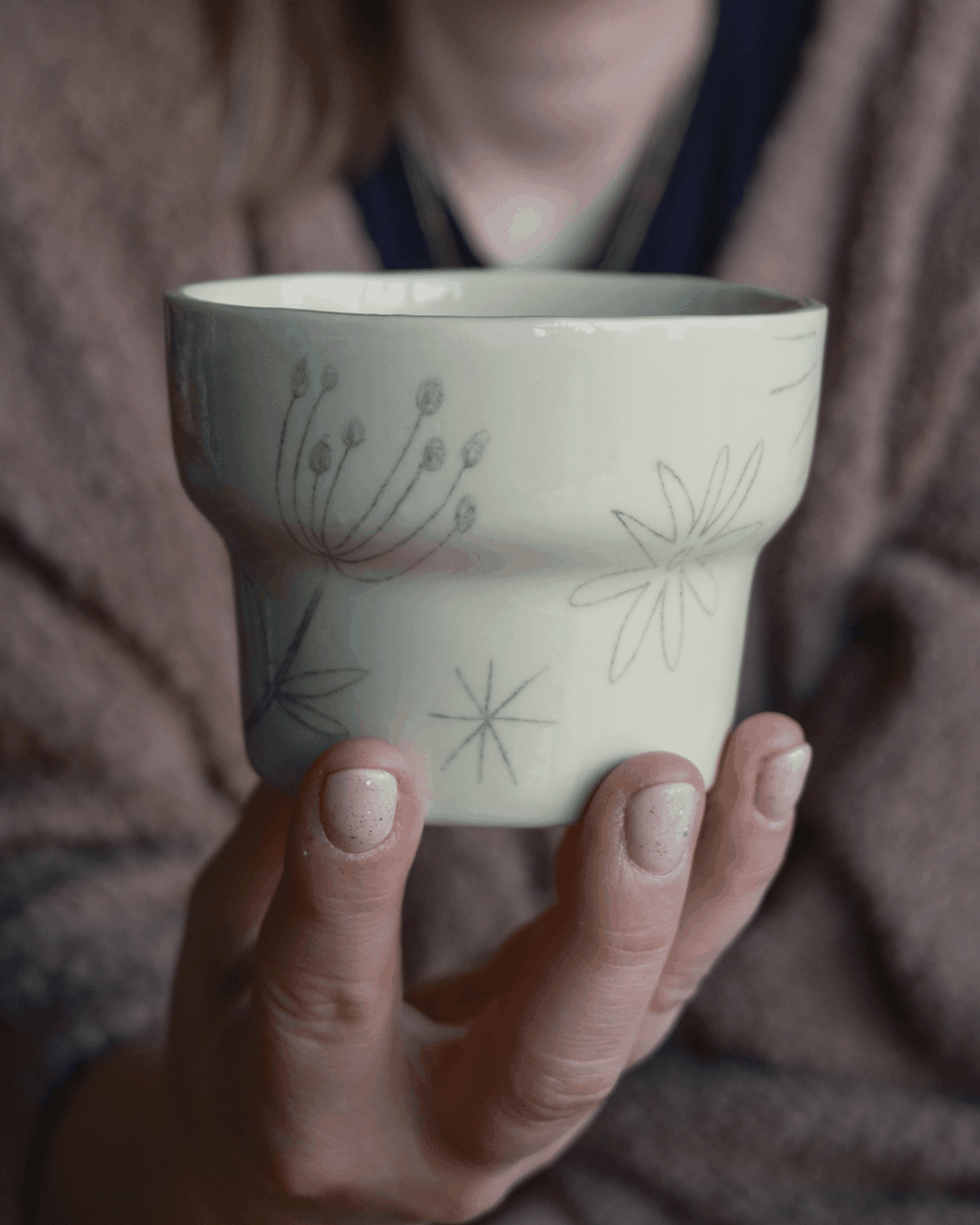 Keramická šálka - žltá | Javorsky Atelier