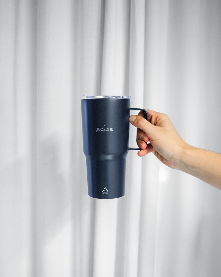 Termo pohár | GODZONE MODRÝ – 600 ml