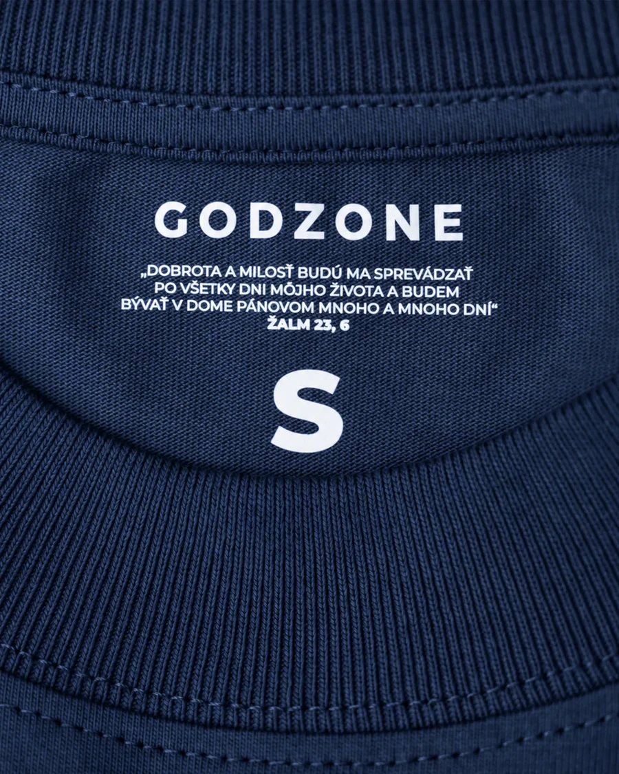 SOM S TEBOU - unisex tričko – tmavomodrá