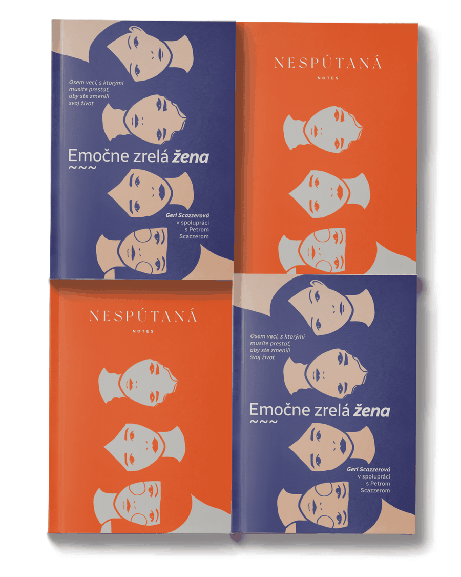 kniha a notes  Emočne zrelá žena | Geri Scazzerová