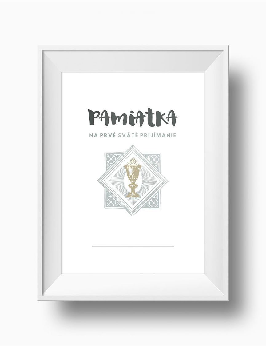 Art print // Pamiatka na 1. sväté prijímanie pre chlapcov