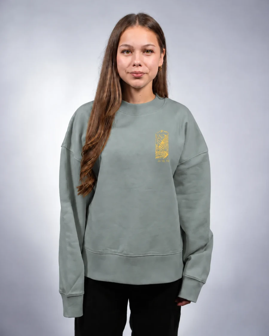 V HOJNOSTI - unisex mikina – hmlisto sivá