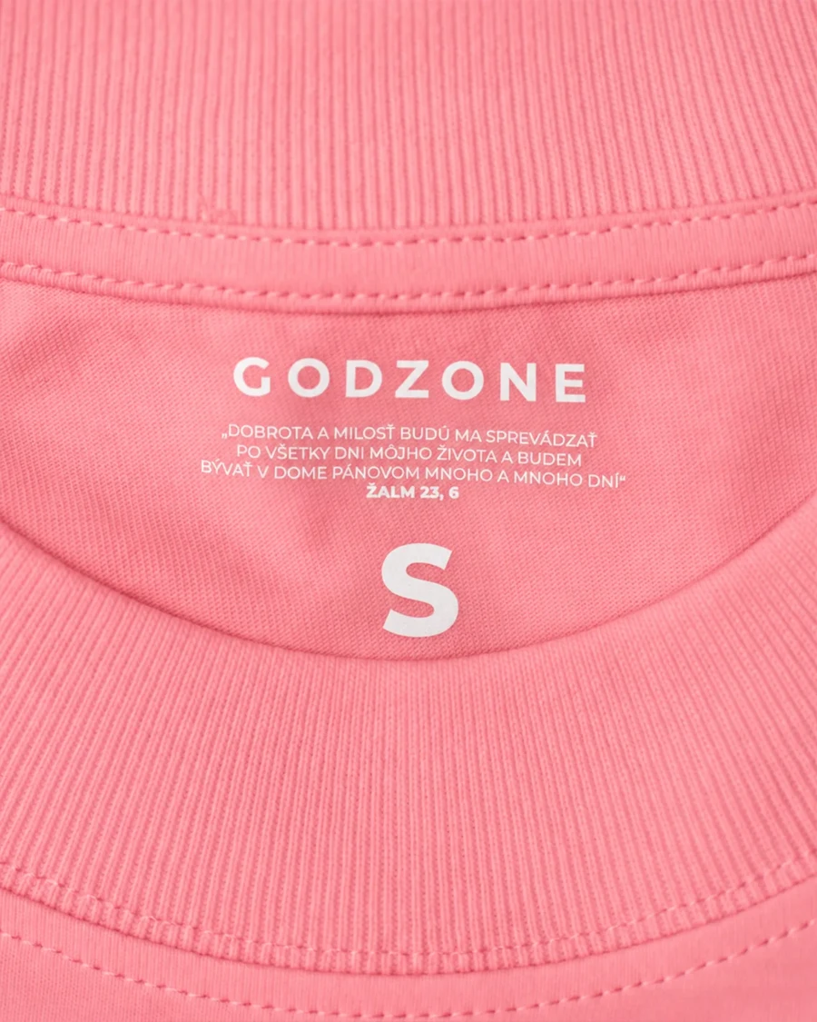 GRACE HUNTER | unisex tričko – svetloružová