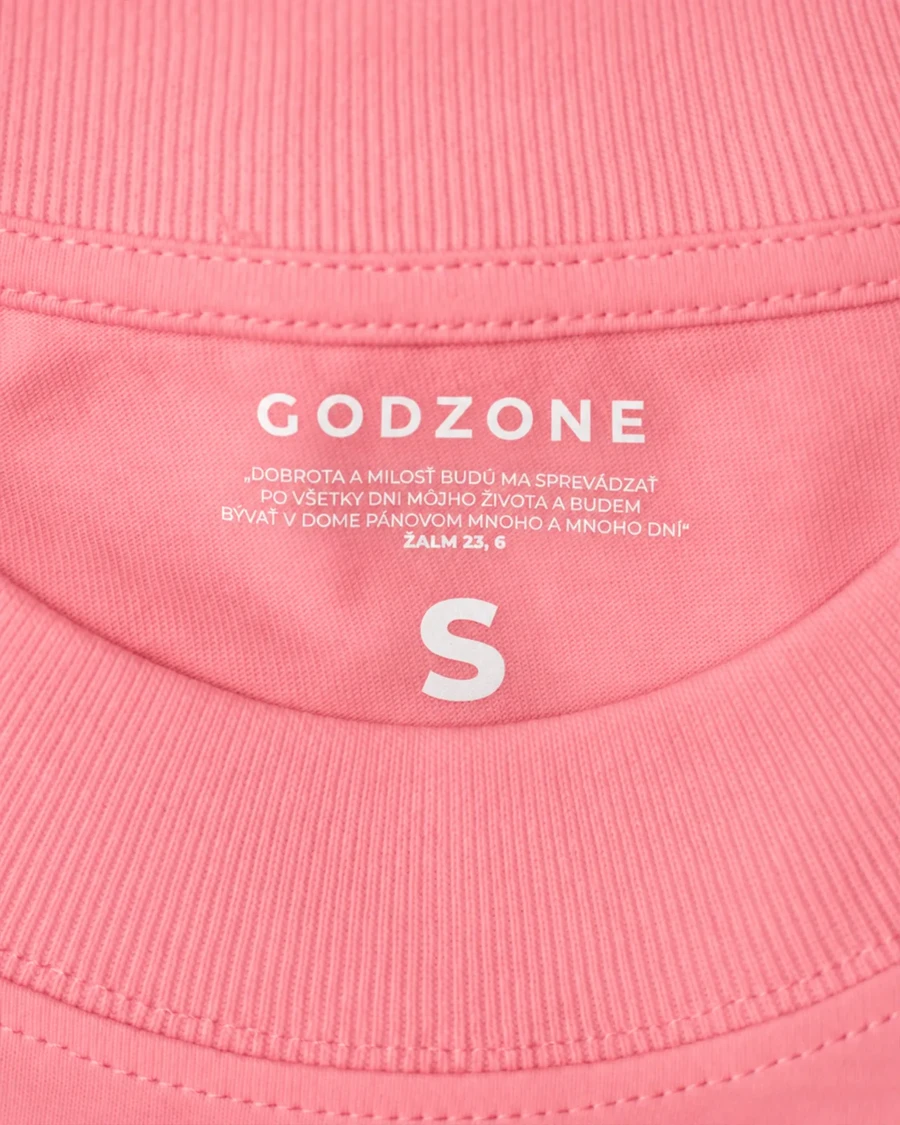 BLOOM WHERE YOU ARE PLANTED | unisex tričko – svetloružová