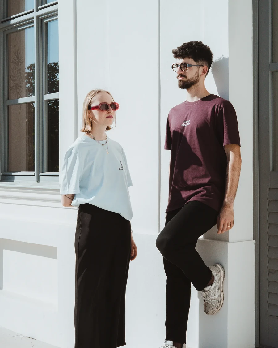 ROOTED IN GOD'S POWER - unisex tričko – ľadová modrá