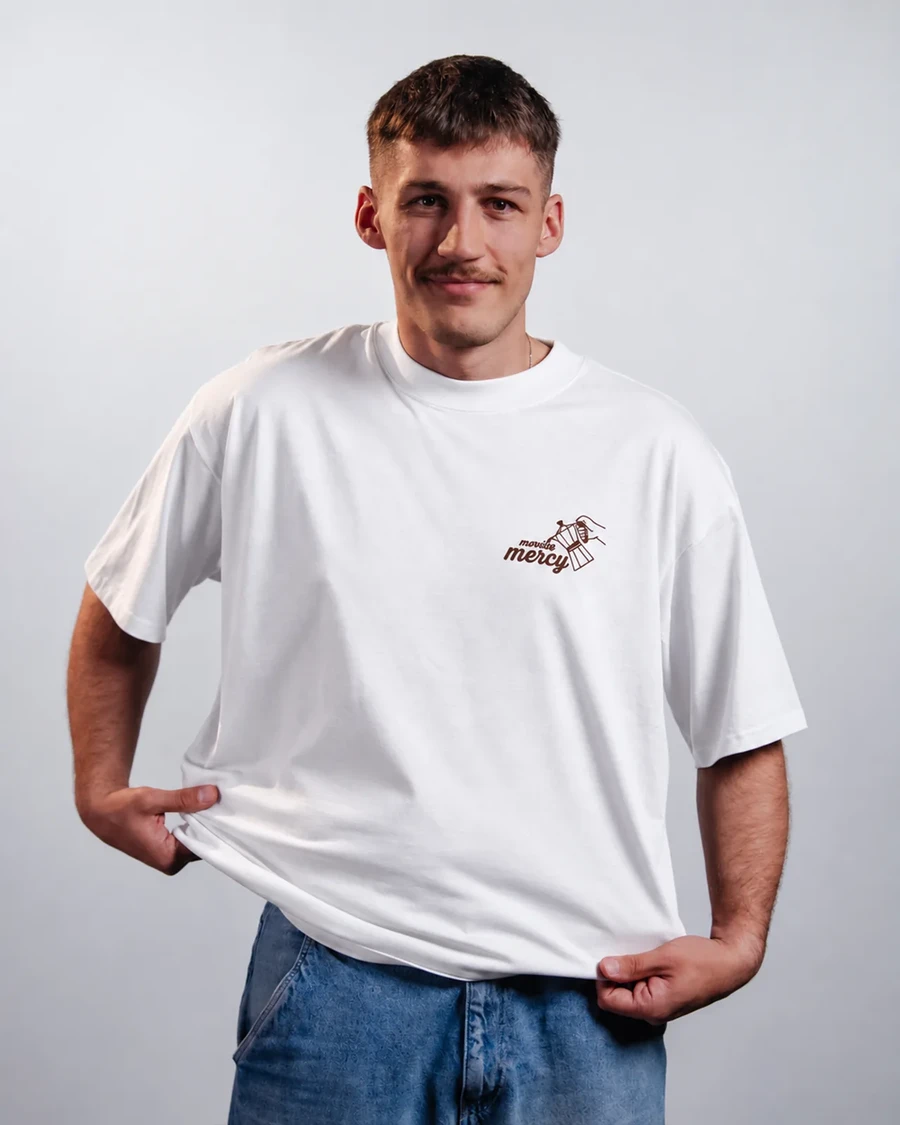 MORNING MERCY | unisex tričko – biela