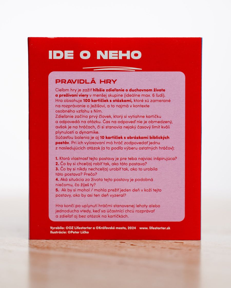 IDE O NEHO | spoločenská hra