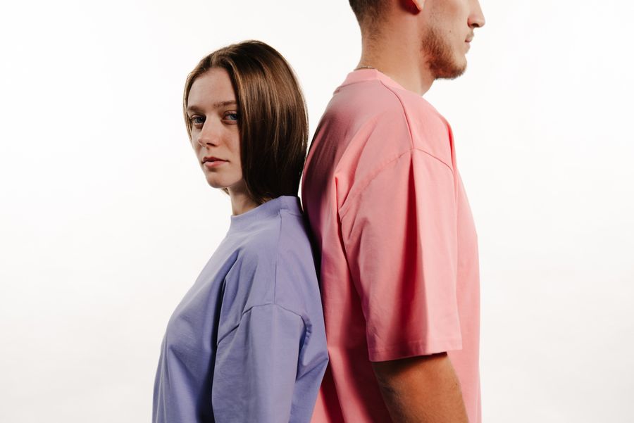 MORE YOU, LESS ME | unisex tričko fialové
