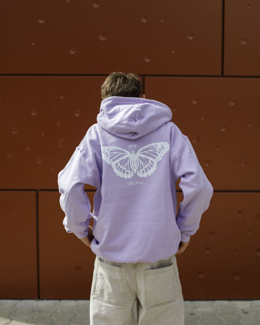 SOM ORIGINÁL | mikina unisex fialová