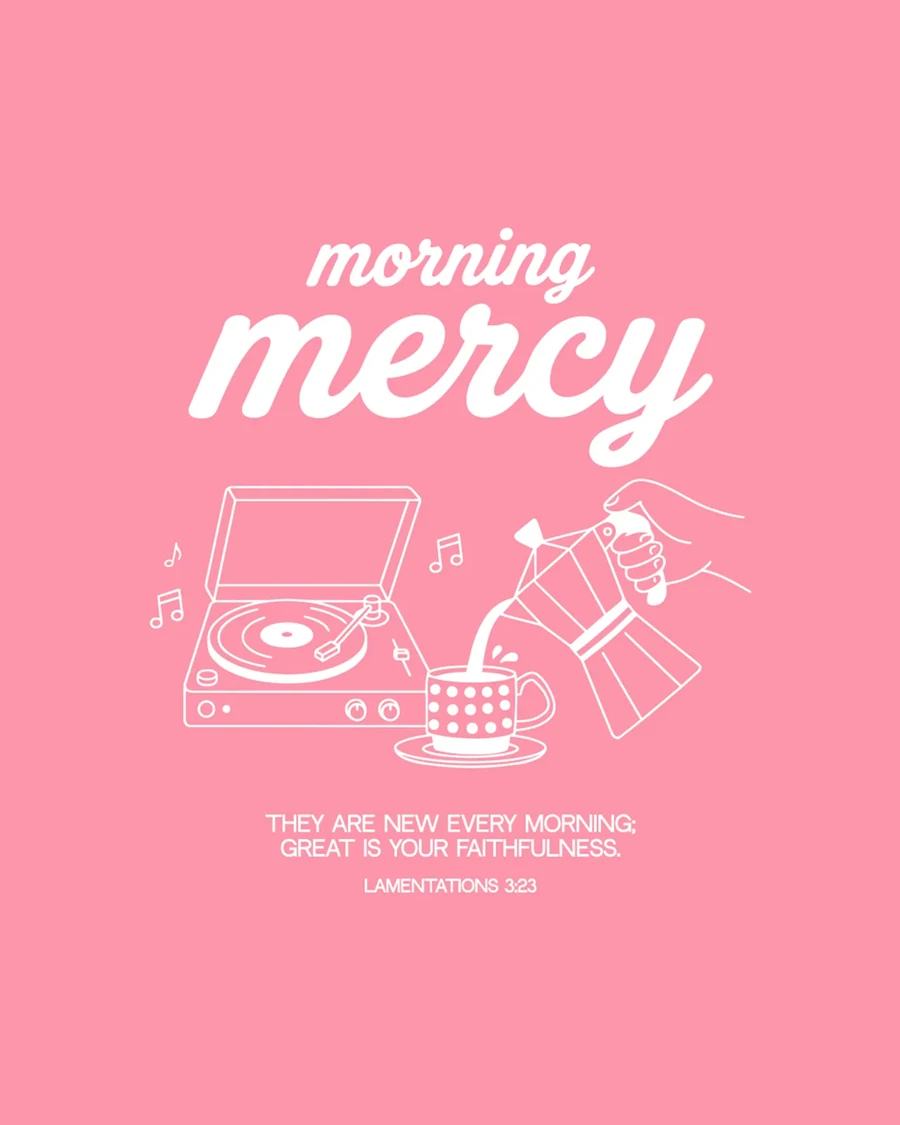 MORNING MERCY | unisex tričko – svetloružová